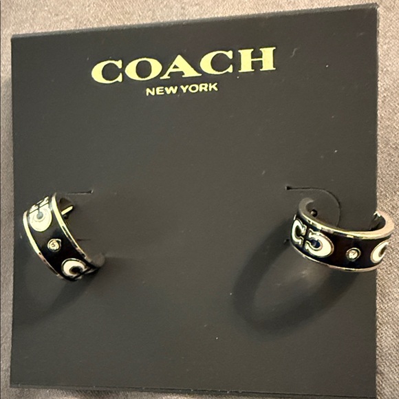 Coach Black and White Women's Earrings